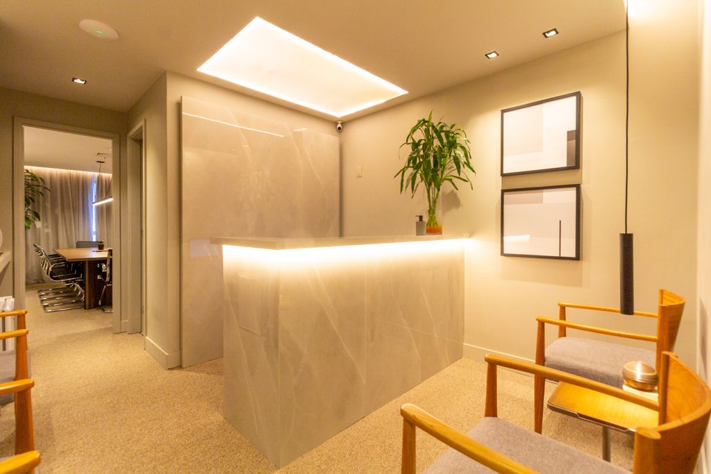 Recepção do escritório da Ágil Seguros