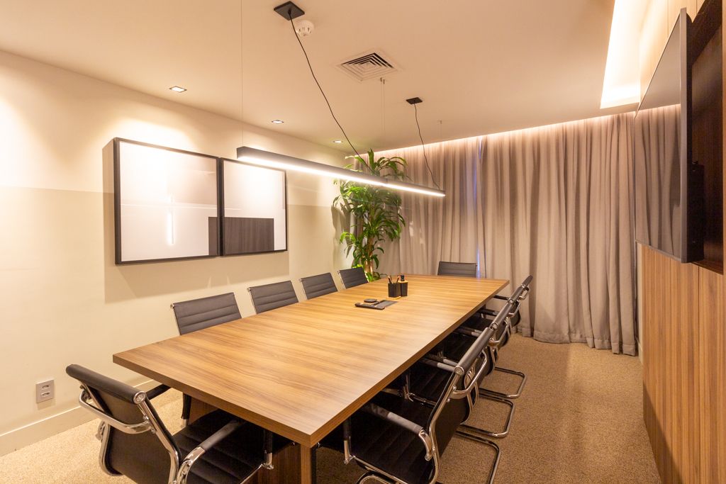Sala de reunião da Ágil Seguros